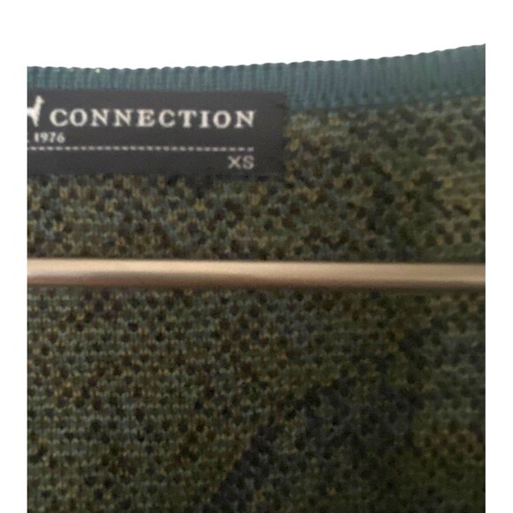 Peruvian Connection Kashmiri Pima Cotton Dress XSmall Black Turquoise Paisley - Picture 7 of 11